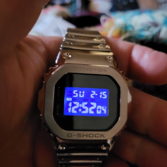 NEW!! G-SHOCK WATCH ⌚️ GM-5600YM STAINLESS STEEL,G STEEL FINE METALLIC SERIES - Picture 12 of 12